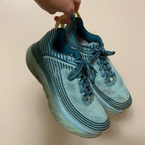 Hoka Bondi running shoes | Women’s Size 10 | Teal Blue